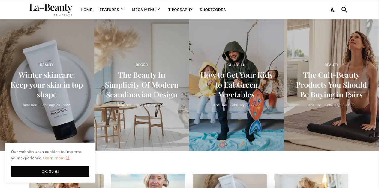 La–Beauty - Responsive Personal Blogger Template - Free Blogger templates - Nomad Entrepreneur