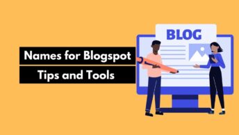Names for Blogspot with tips and tools - Nomad Entrepreneur